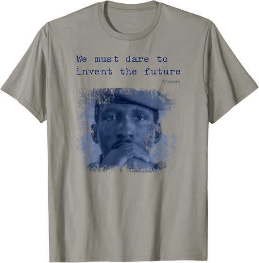 Thomas Sankara , grey, S T-Shirt - T-Shirt | Sand