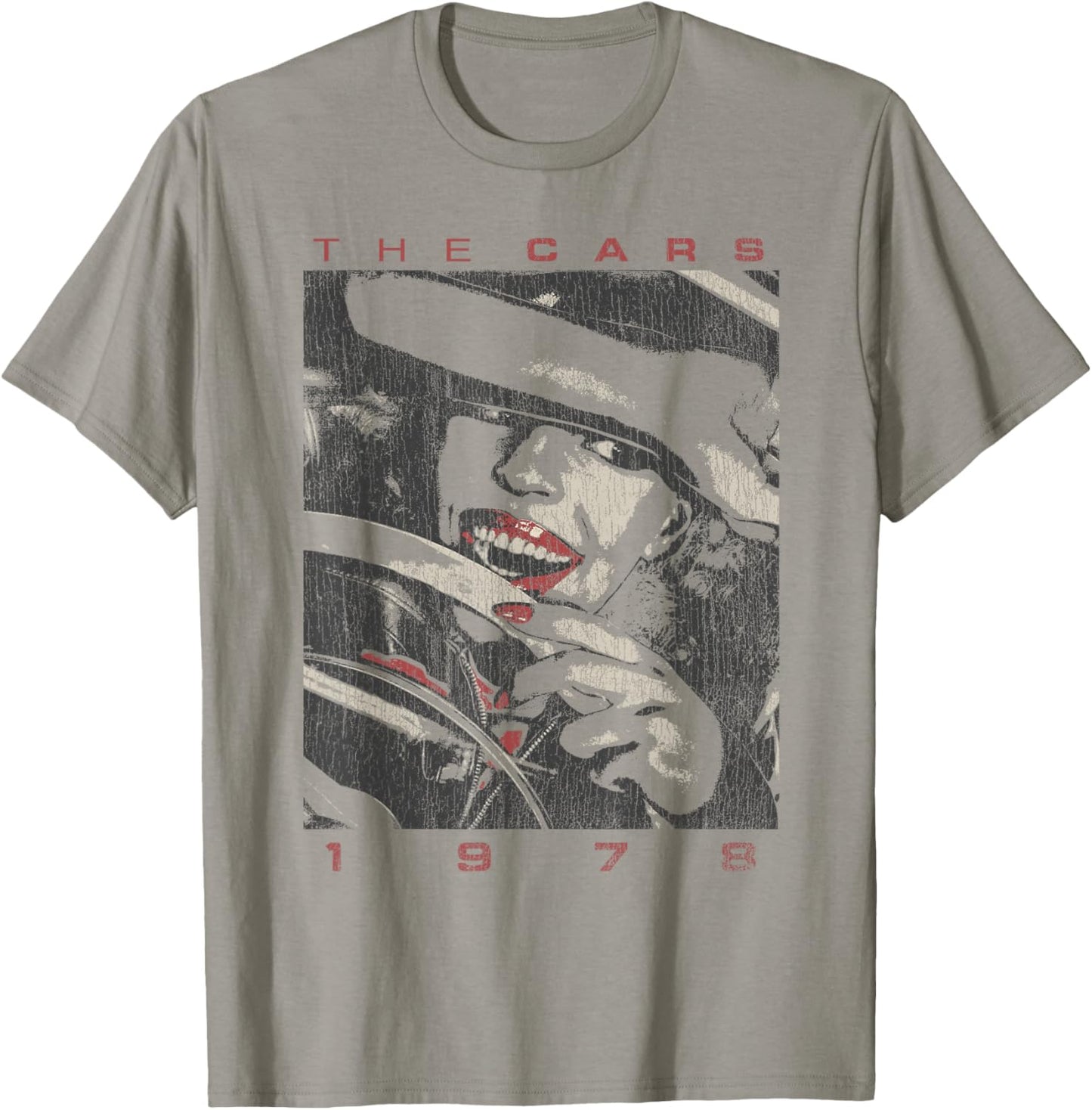 Control Industry The Cars -Adults White Short Sleeve Casual Small T-Shirt - T-Shirt | Sand