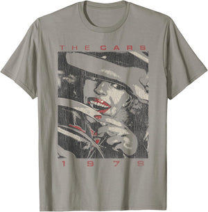 Control Industry The Cars -Adults White Short Sleeve Casual Small T-Shirt - T-Shirt | Sand