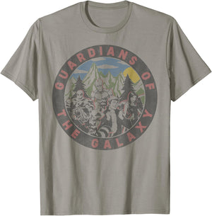 Marvel Guardians of The Galaxy Group Shot Retro T-Shirt - T-Shirt | Sand