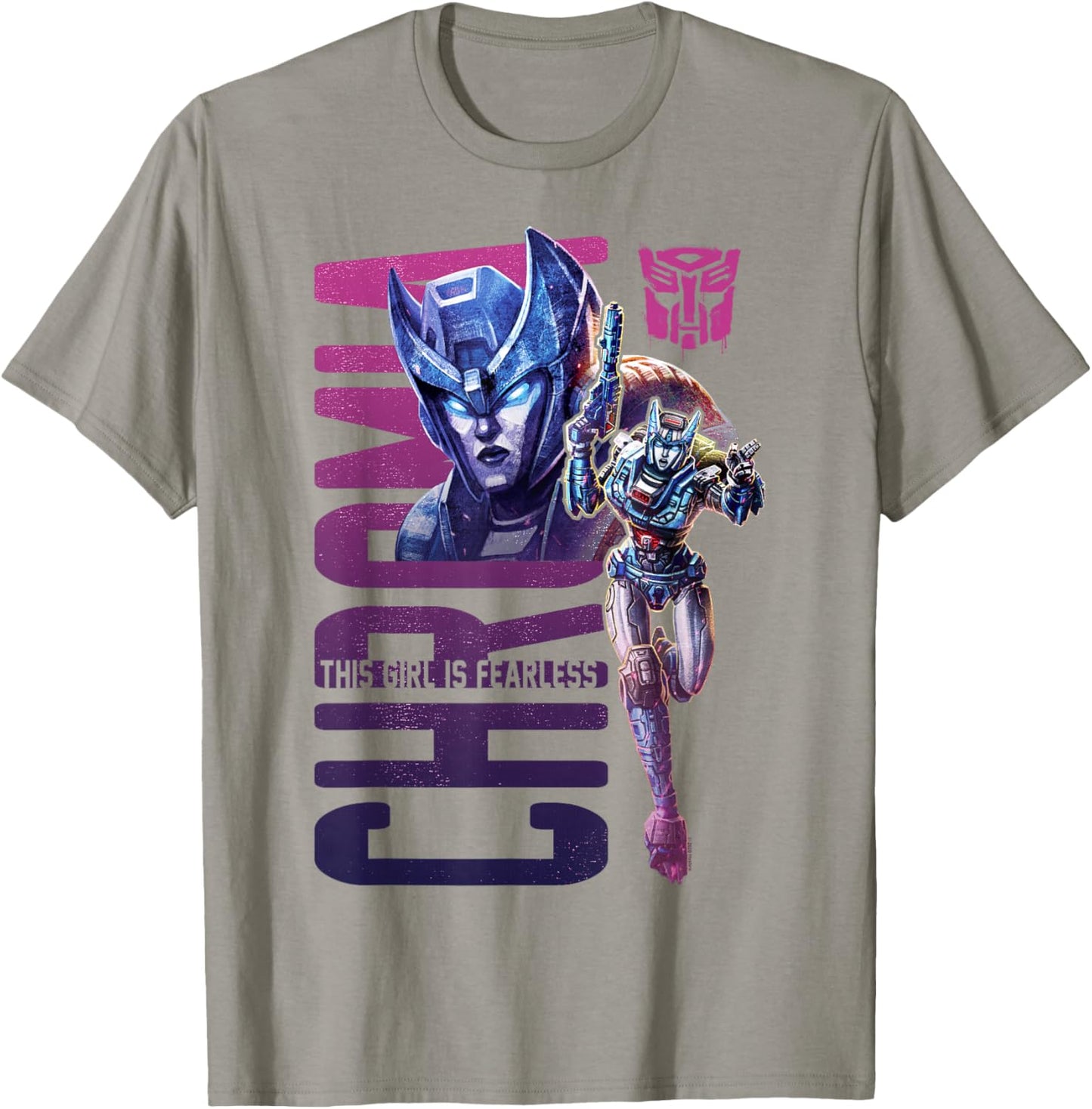 Transformers: War For Cybertron Chromia Fearless T-Shirt - T-Shirt | Sand