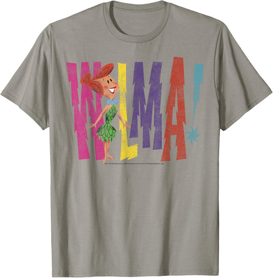 The Flintstones Wilma Vintage Style T-Shirt - T-Shirt | Sand