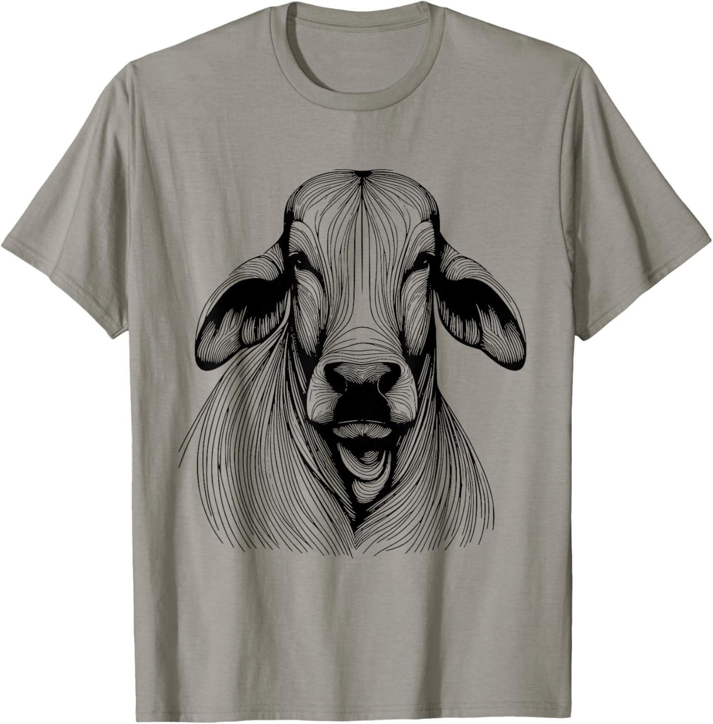 Fingerprint Cow Farmer Breeder - Brahman Cattle T-Shirt - T-Shirt | Sand
