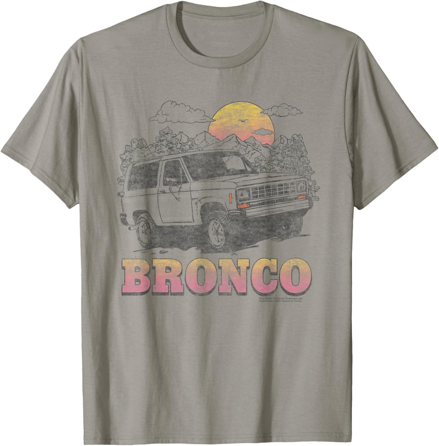 Ford Bronco Sunrise T-Shirt - T-Shirt | Sand