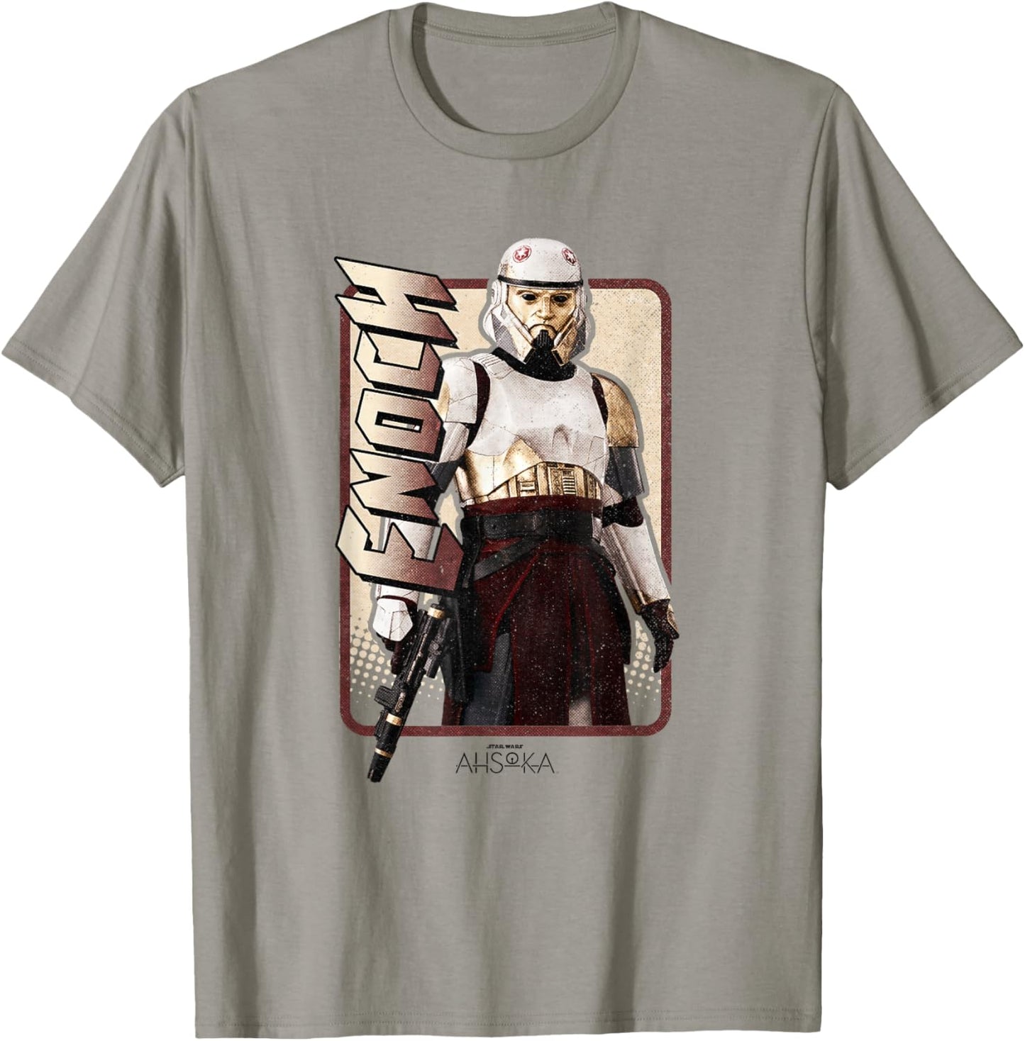 Star Wars: Ahsoka Captain Enoch Retro Big Chest Portrait T-Shirt - T-Shirt | Sand