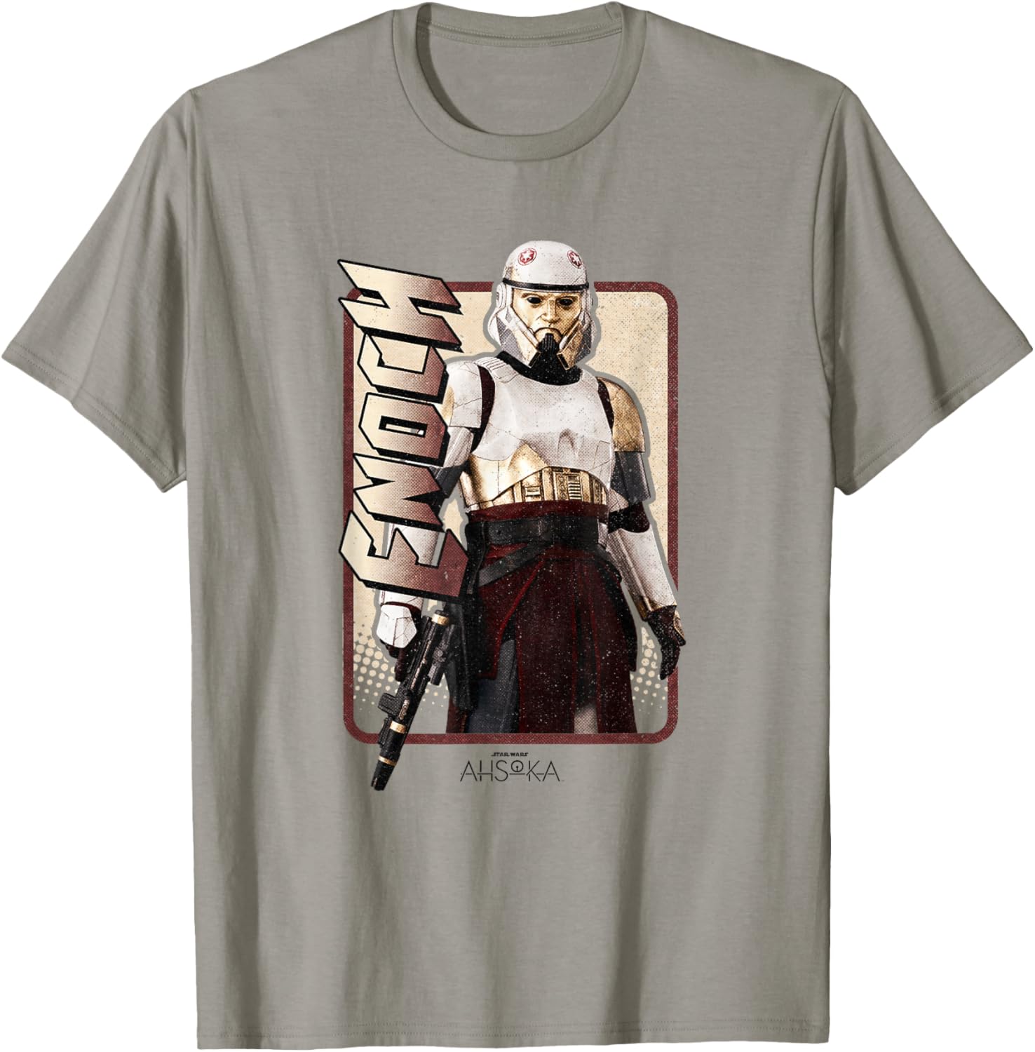 Star Wars: Ahsoka Captain Enoch Retro Big Chest Portrait T-Shirt - T-Shirt | Sand