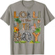 Lolli Of The Birthday Boy Animal Lover Safari Jungle T-Shirt - T-Shirt | Sand