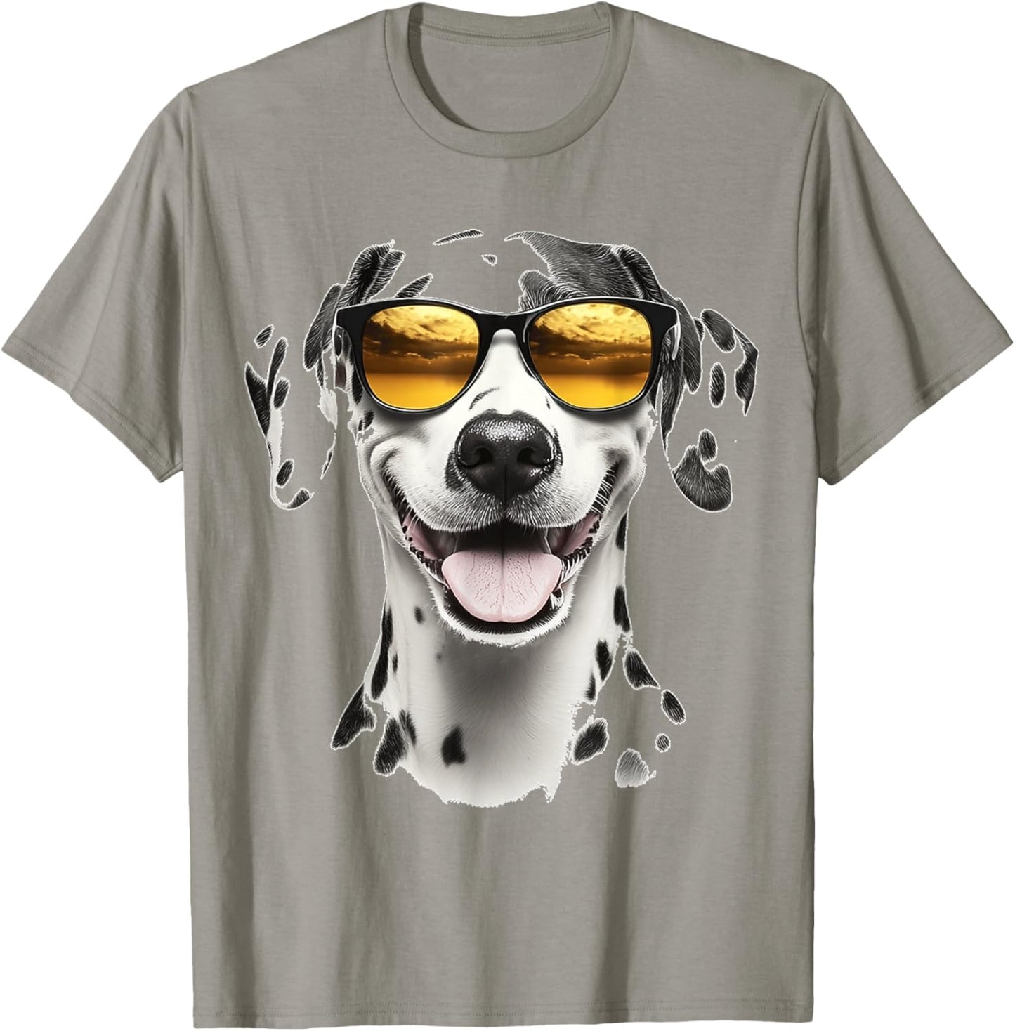 Dalmatian Dog Motif Pet Illustration Dalmatian Men Women Kids T-Shirt - T-Shirt | Sand