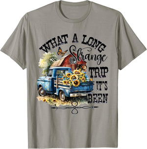 What A Long Strange Trip It's Been Hippie Tye Dye T-Shirt - T-Shirt | Sand