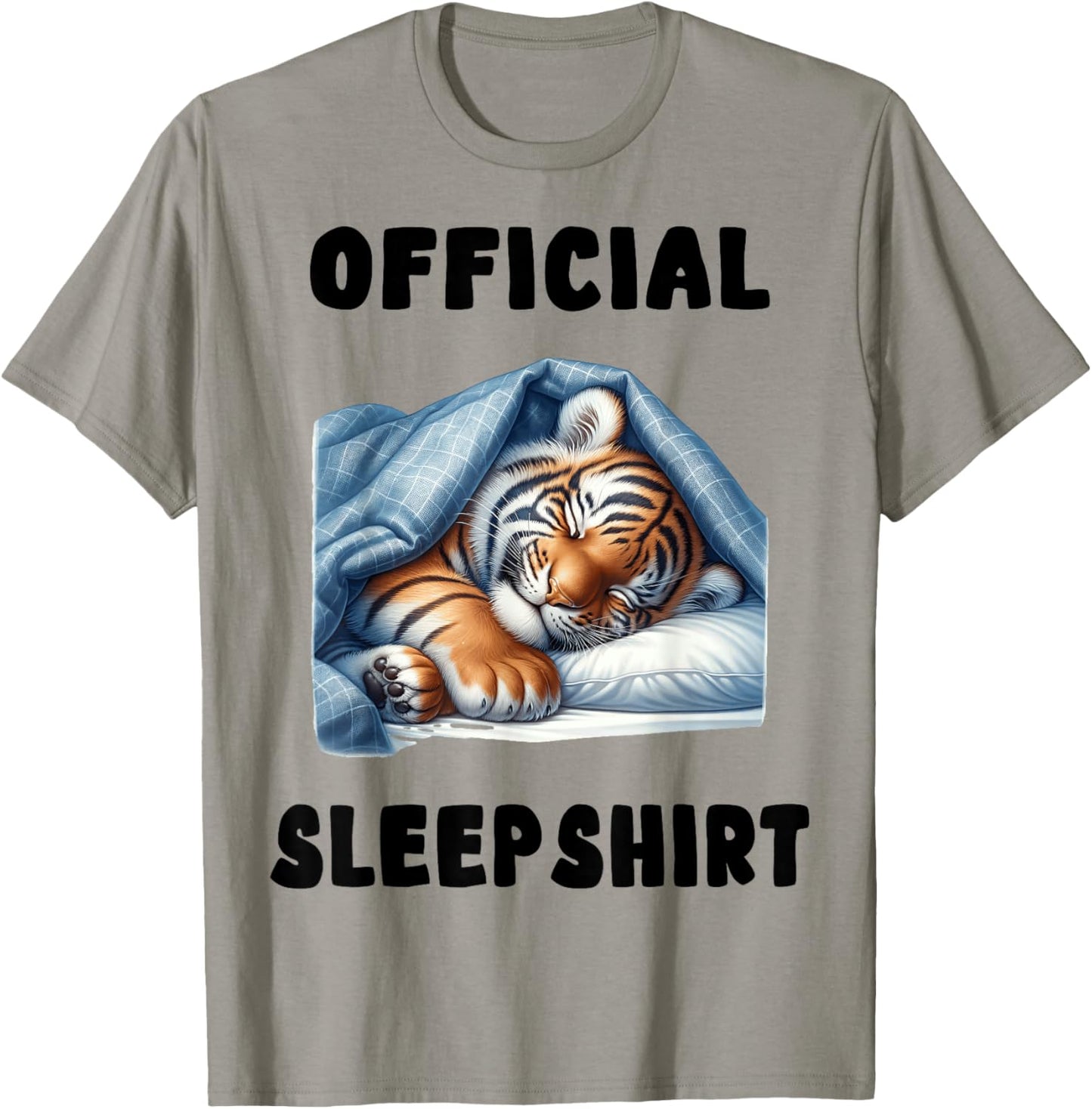 Tiger - Official Sleepshirt Pajamas Nightgown T-Shirt - T-Shirt | Sand