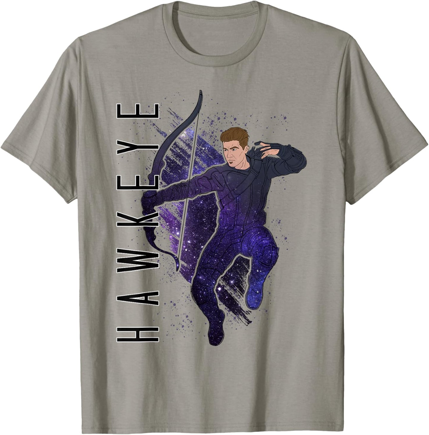 Marvel Avengers Endgame Hawkeye Galaxy Painted T-Shirt - T-Shirt | Sand