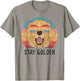 Stay Golden Retriever Dog Men Women Girls Kids T-Shirt - T-Shirt | Sand