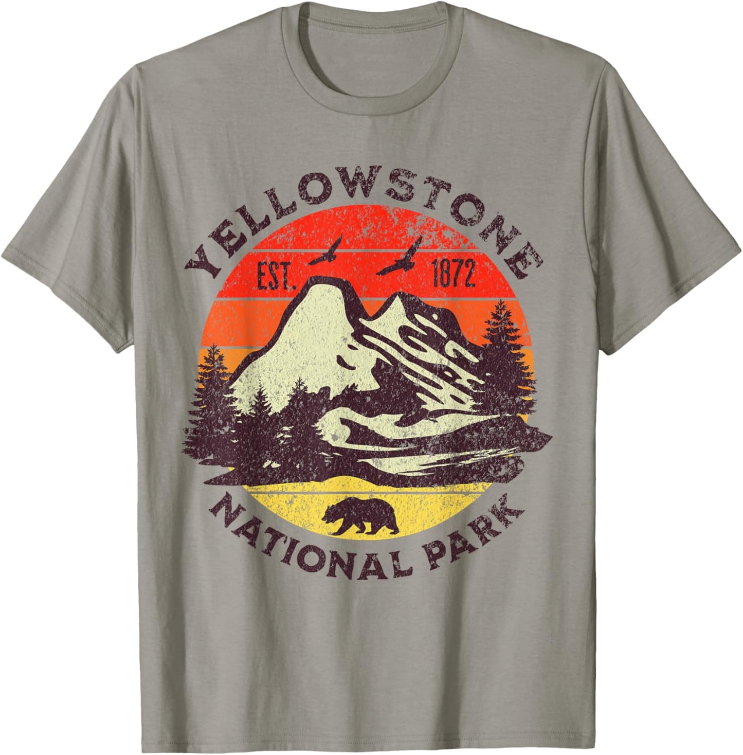 Yellowstone National Park T-Shirt - T-Shirt | Sand