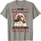 Never Underestimate Old Woman with A Shih Tzu Puppy Face T-Shirt - T-Shirt | Sand
