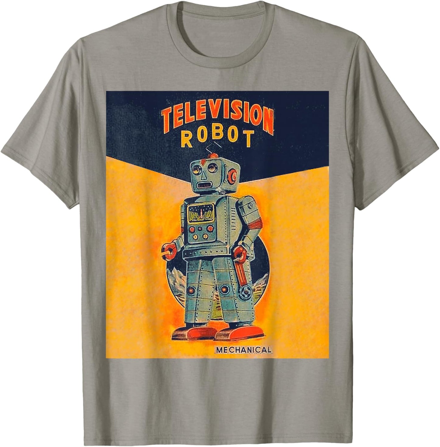 Vintage Graphics American Toy Television Robot Old Retro T-Shirt - T-Shirt | Sand