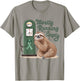 Mostly Running On Empty Gastroparesis Awareness Sloth Green T-Shirt - T-Shirt | Sand