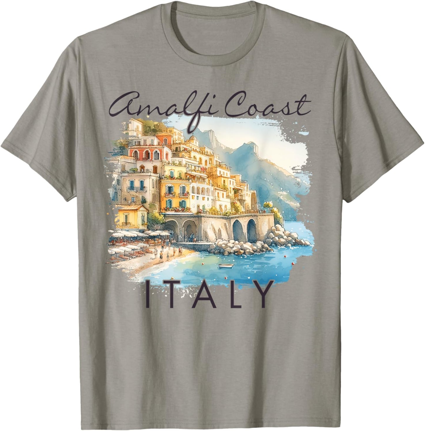 Amalfi Coast Italy Travel Vacation Meet Me In Amalfi Coast T-Shirt - T-Shirt | Sand