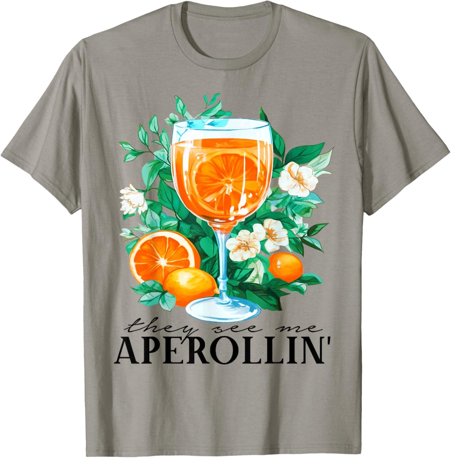 They See ME APEROLLIN' X La Dolce Vita Summer & Spritz Club T-Shirt - T-Shirt | Sand