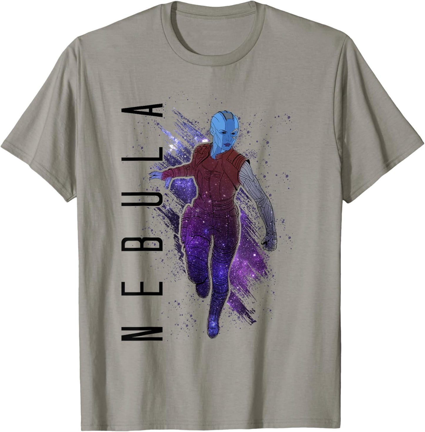 Marvel Avengers Endgame Nebula Galaxy Painted T-Shirt - T-Shirt | Sand