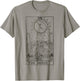 The Moon Tarot Card Vintage T-Shirt - T-Shirt | Sand