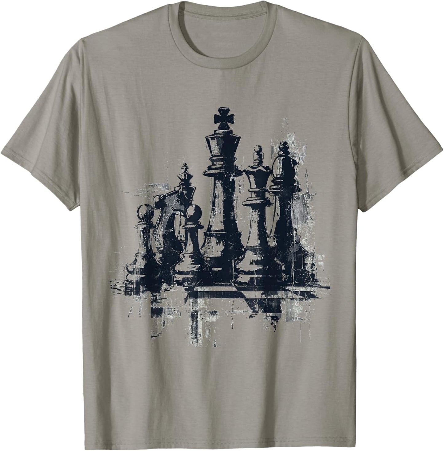 @rtY Chess Illustration Abstract Drawing Graphic Art Chess T-Shirt - T-Shirt | Sand