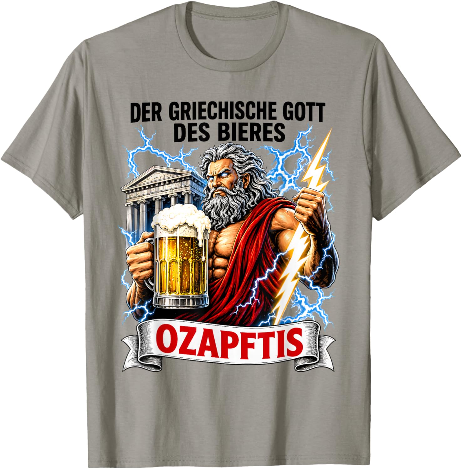 O zapft is. Bier T-Shirt - T-Shirt | Sand