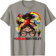 Daycare Director Life Messy Bun Glasses Childcare Provider T-Shirt - T-Shirt | Sand