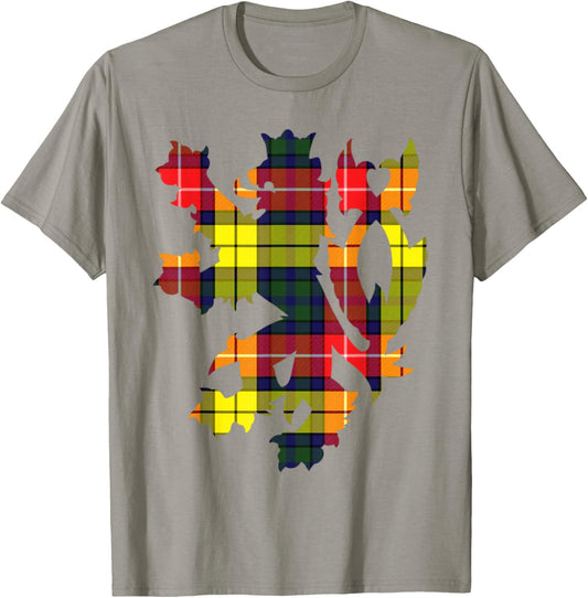 Clan Buchanan Tartan Scottish Family Name Scotland Pride T-Shirt - T-Shirt | Sand