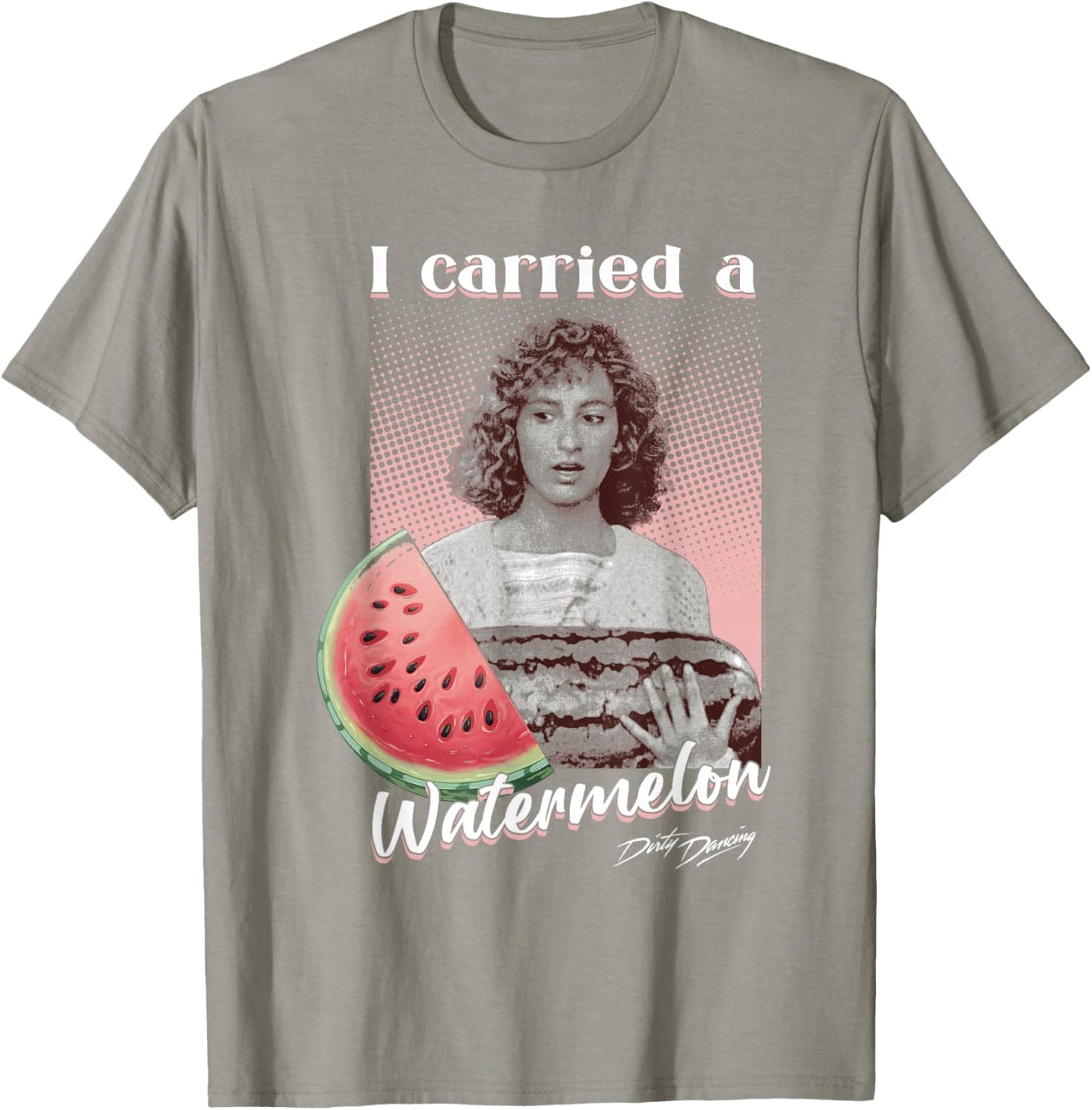 Dirty Dancing I Carried a Watermelon Photo Vintage Movie T-Shirt - T-Shirt | Sand