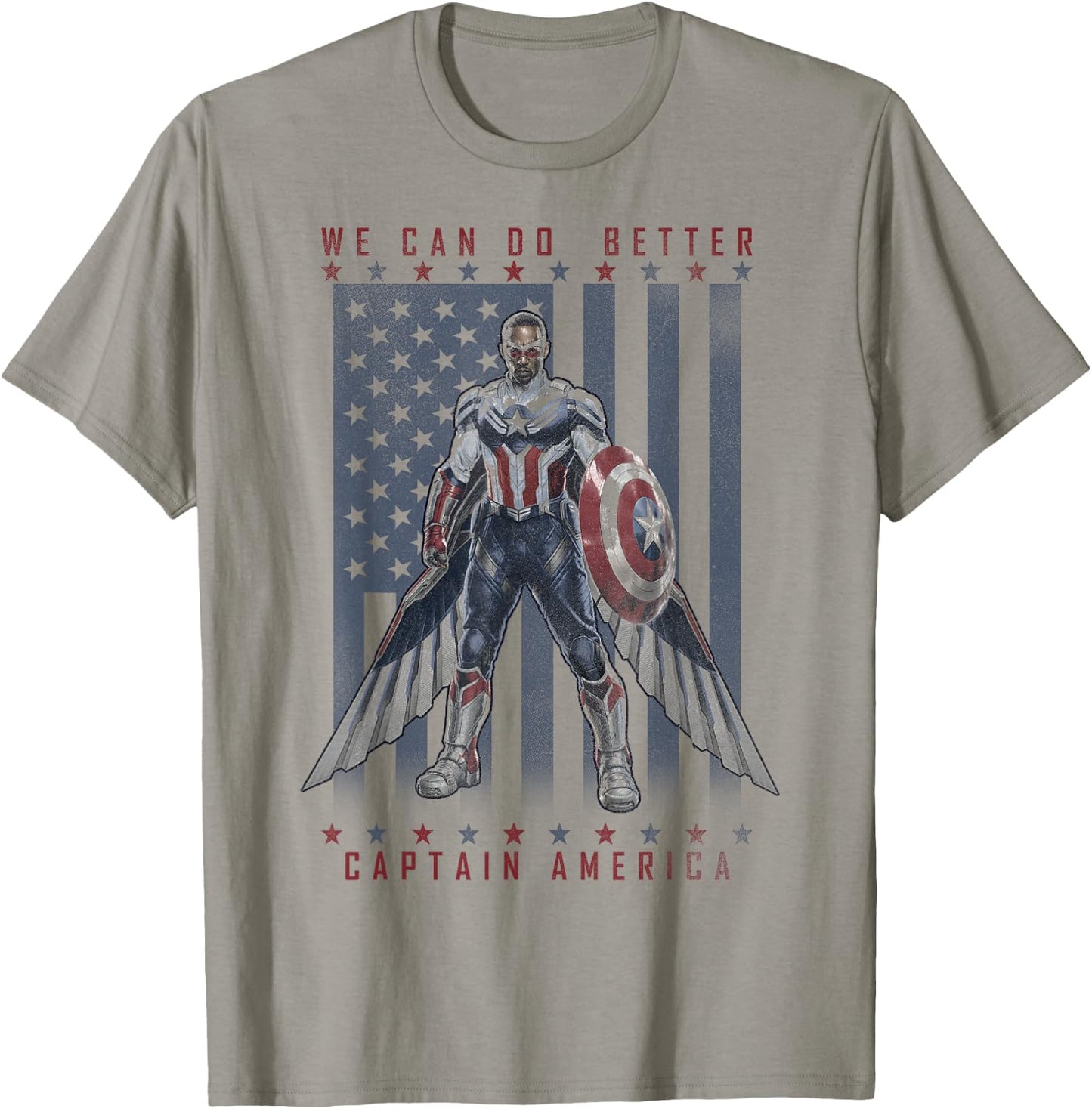 Marvel The Falcon And The Winter Soldier We Can Do Better T-Shirt - T-Shirt | Sand