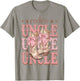 Rodeo Uncle Pink Boots Coquette Cow-Girl Birthday Party T-Shirt - T-Shirt | Sand