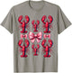 Pink Bow Cute Crawfish Crayfish Girls Women T-Shirt - T-Shirt | Sand