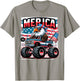 Merica 4th of July Shirts Boys Kids American Flag Eagle USA T-Shirt - T-Shirt | Sand