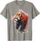 Red Panda Animal Print Art Animal Lover Red Panda T-Shirt - T-Shirt | Sand