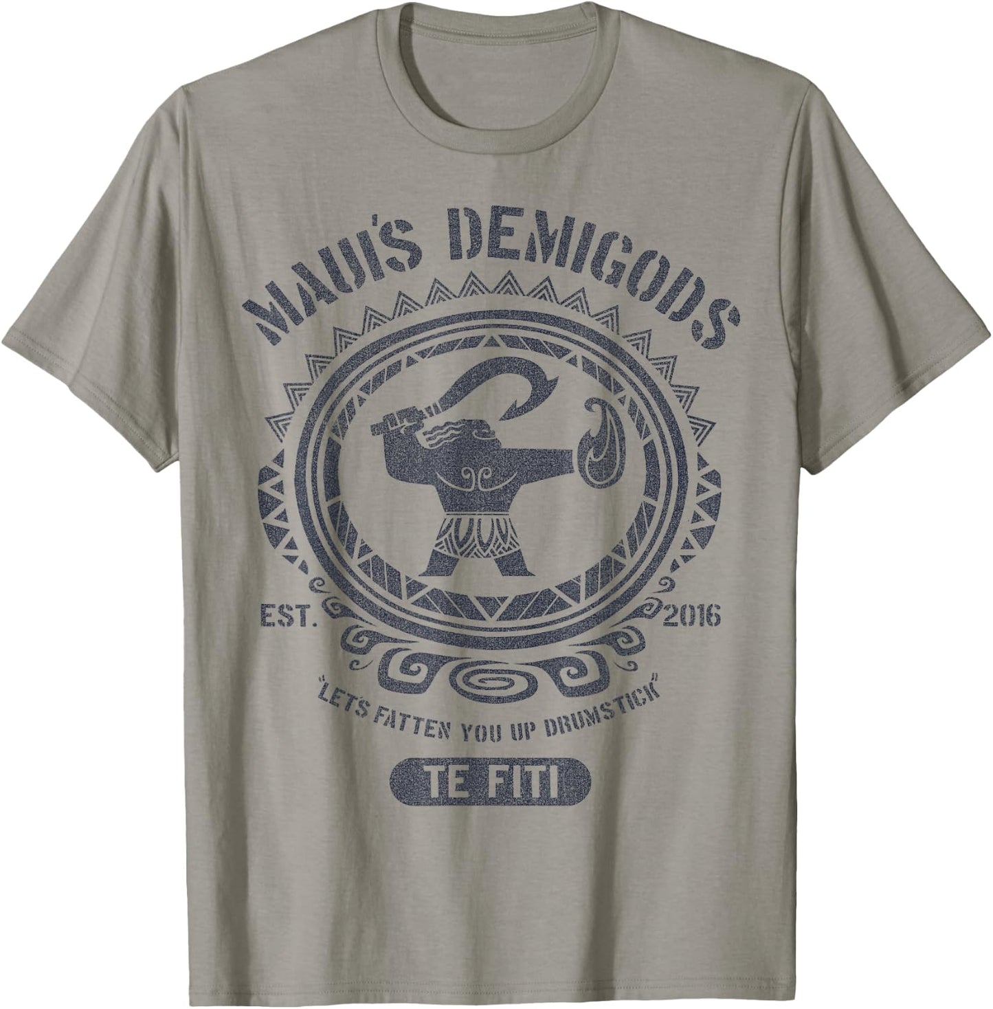 Disney Moana Maui's Demigods Artsy Circle Portrait T-Shirt - T-Shirt | Sand