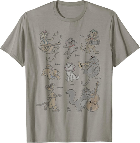 Disney The Aristocats All The Cats T-Shirt - T-Shirt | Sand