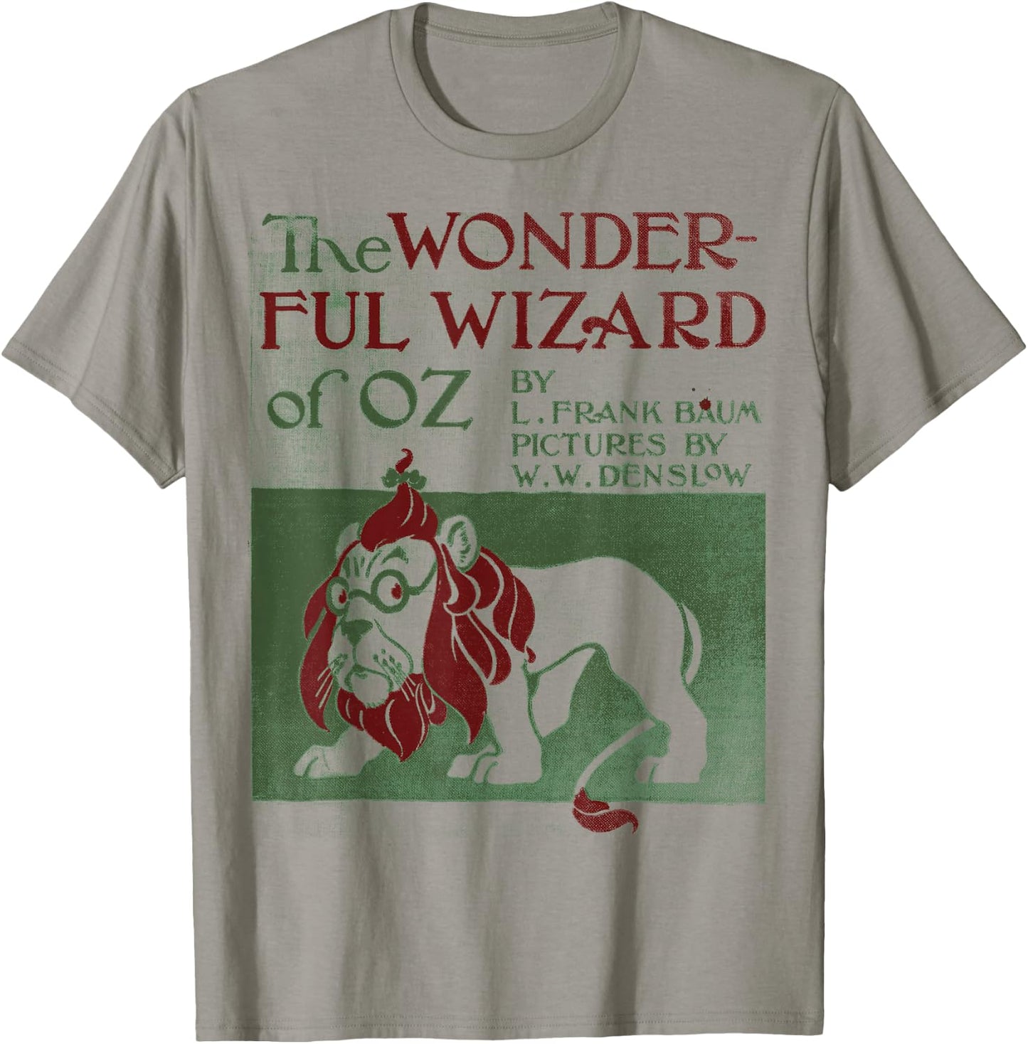 Wizard of oz Shirt Cowardly brave lion Vintage classic book T-Shirt - T-Shirt | Sand