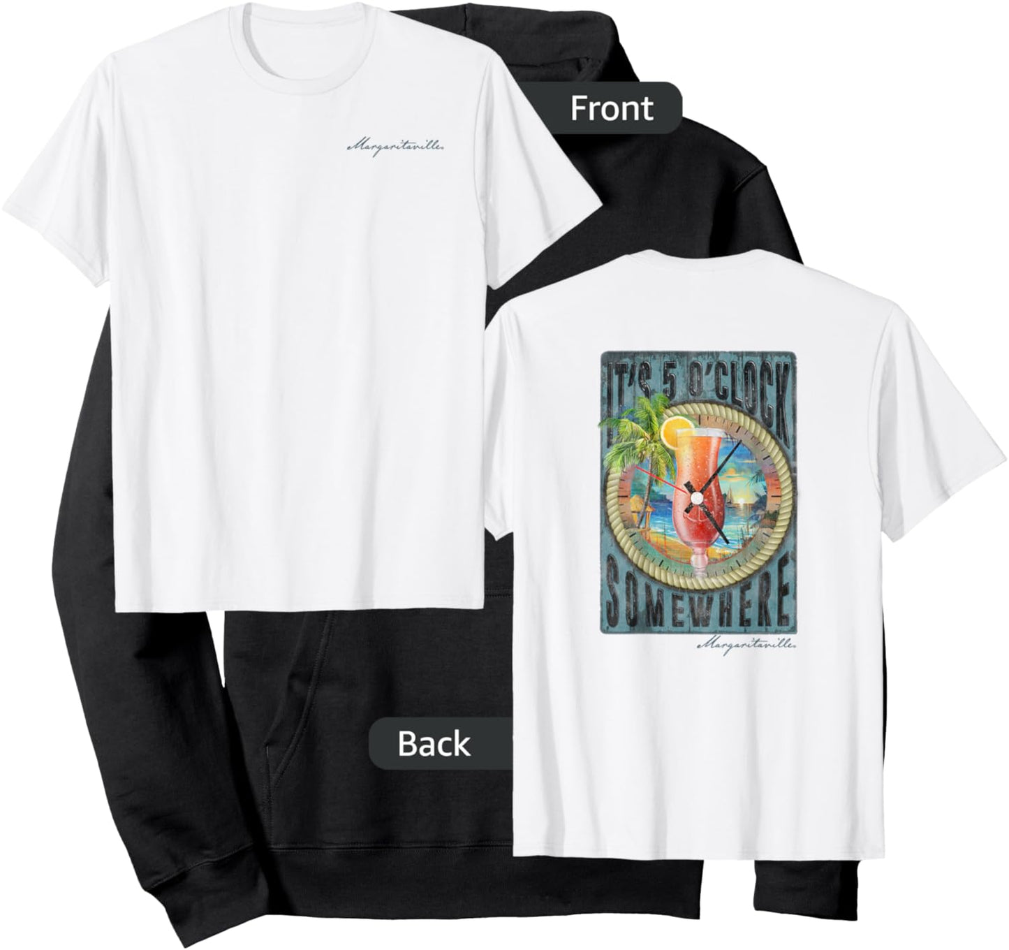 5 O'Clock Somewhere Hoodie - Hoodie | Black