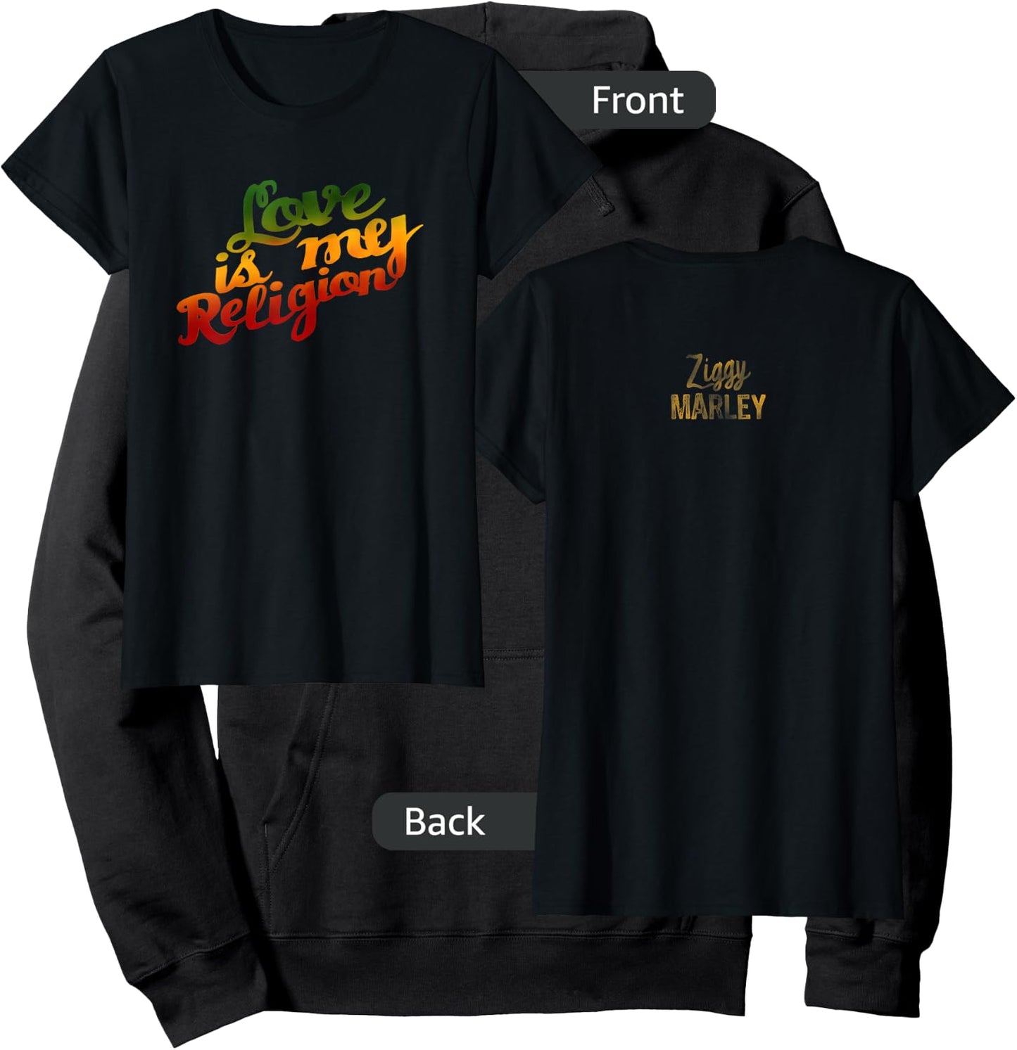 Ziggy Marley - Official Merchandise - Love Is My Religion Hoodie - Hoodie | Black