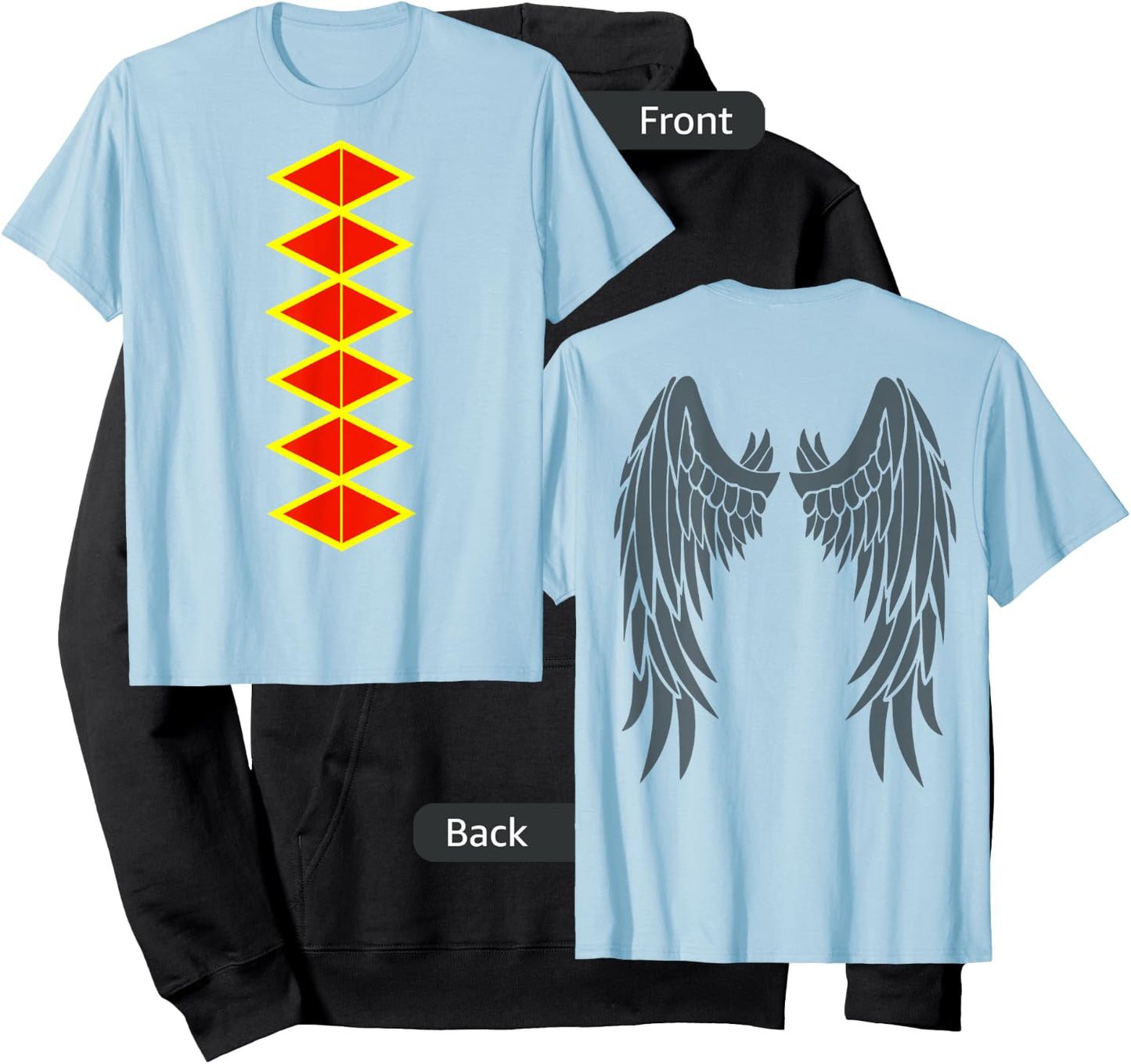 Costume Flying Monkeys Halloween (Wings on The Back) Hoodie - Hoodie | Black