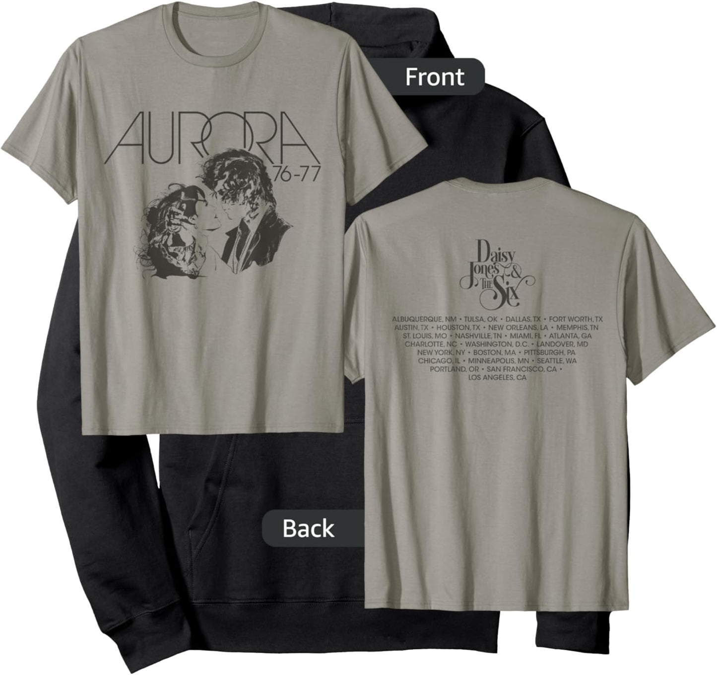 Daisy Jones & the Six - Aurora Vintage Hoodie - Hoodie | Black