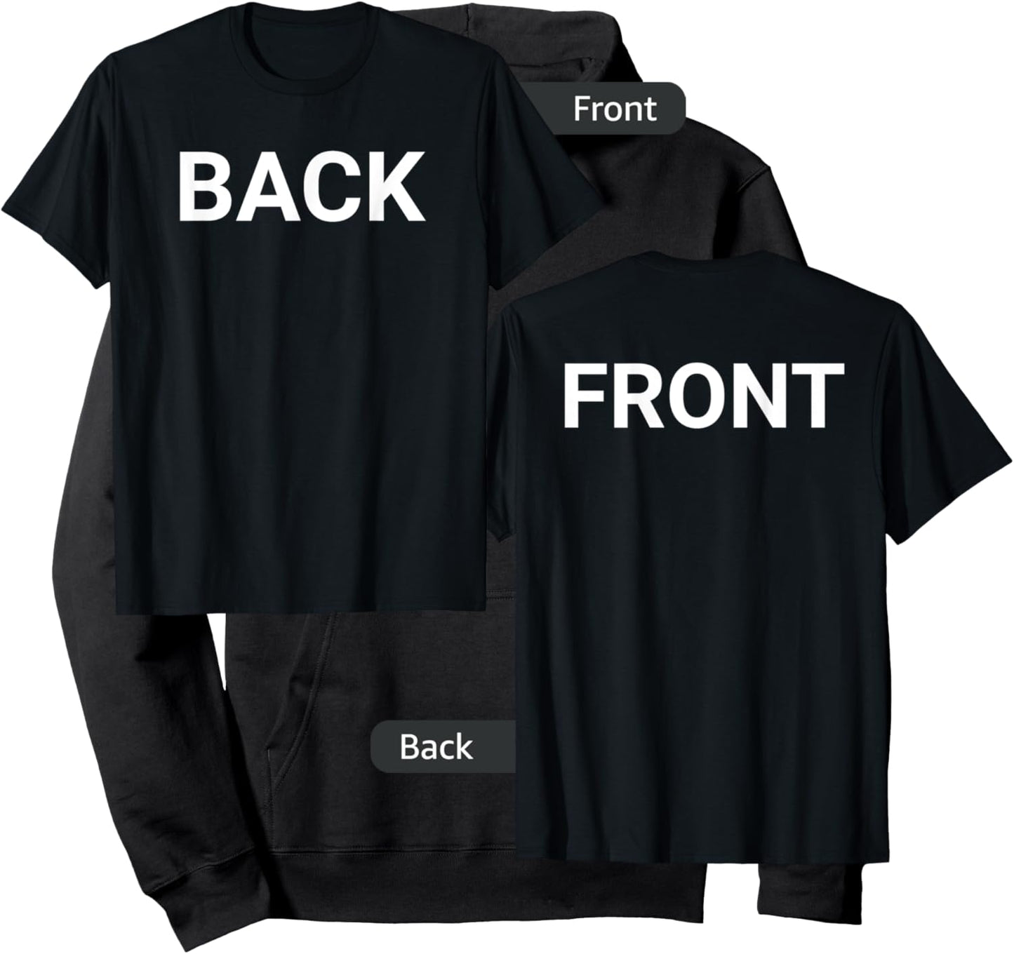 Back To Front Backwards Practical Joke Dumb Prank Gifts Hoodie - Hoodie | Black