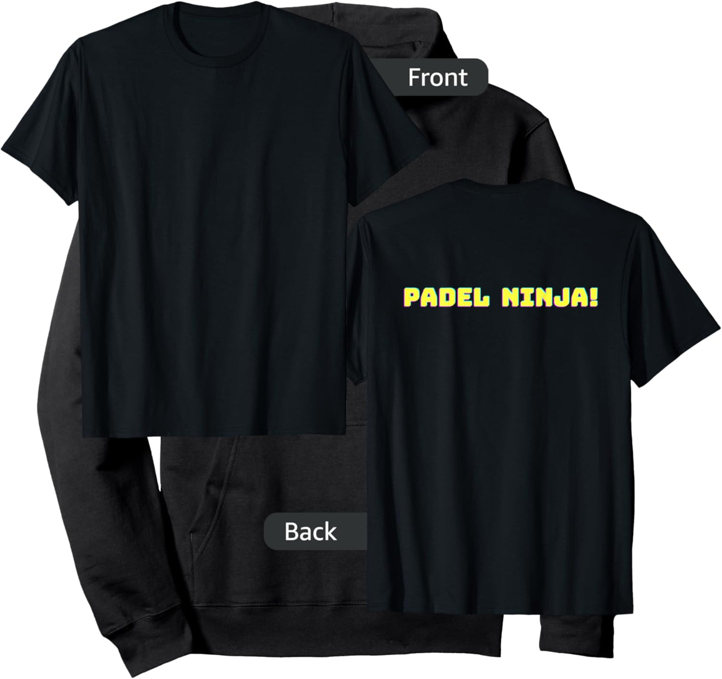 Padel ninja! cute funny padel tennis gift Hoodie - Hoodie | Black