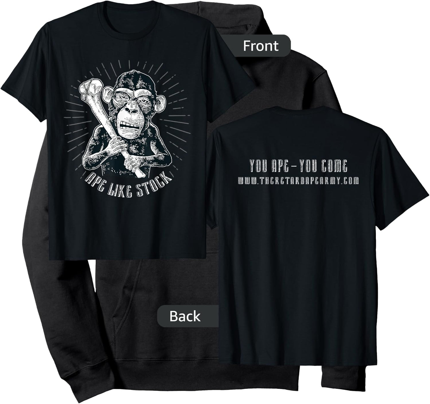 You Ape? - Ape Like Stock Hoodie - Hoodie | Black