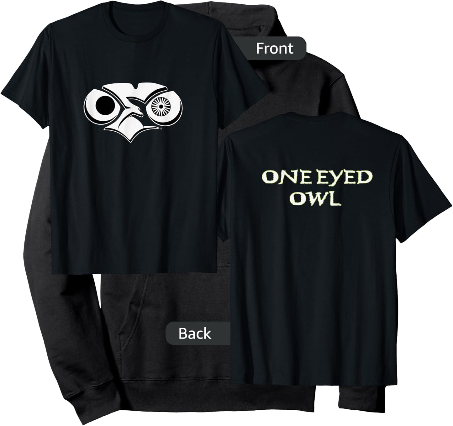 "One Eyed Owl OEO Skull" Hoodie - Hoodie | Black