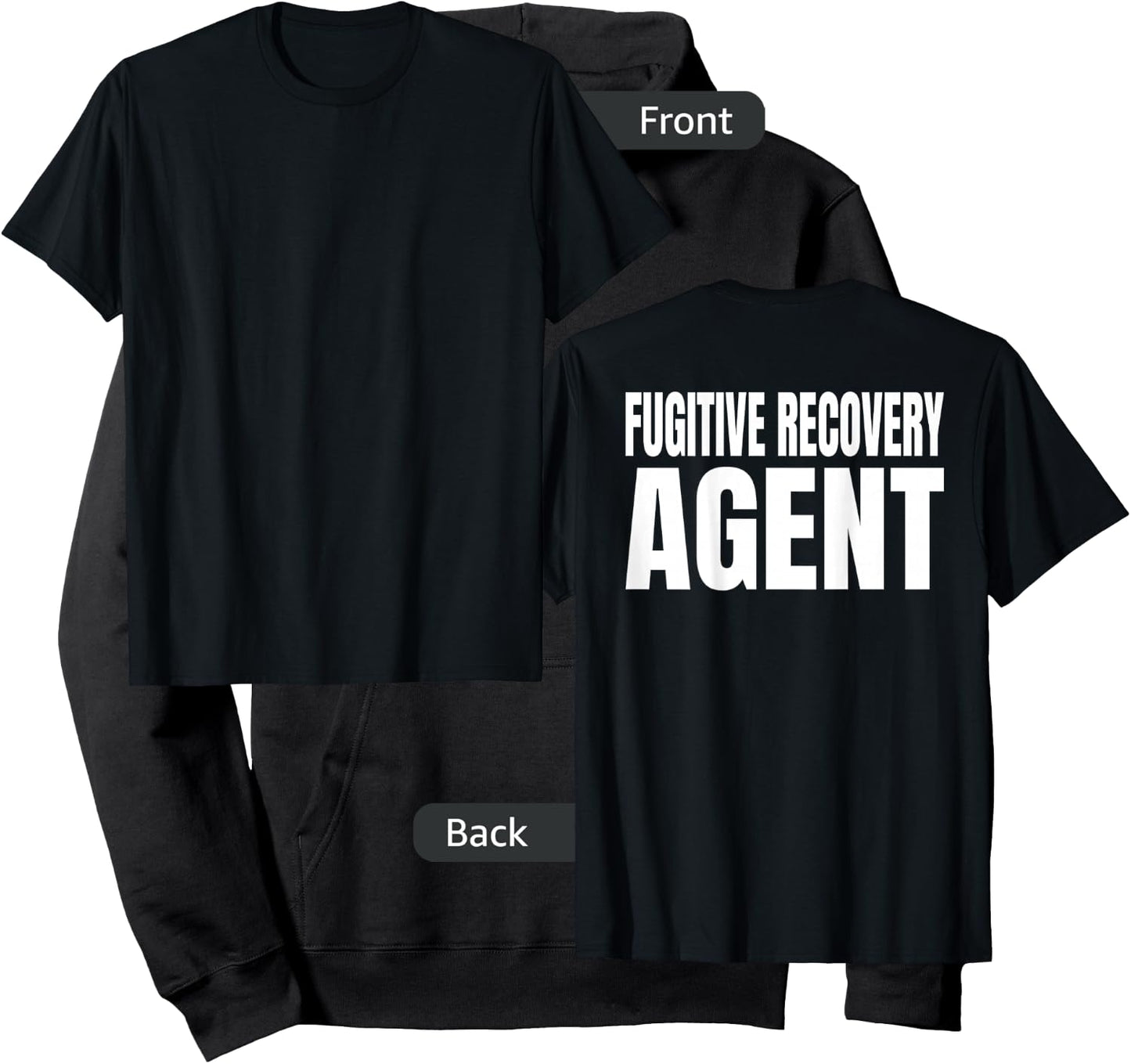Fugitive Recovery Agent Hoodie - Hoodie | Black