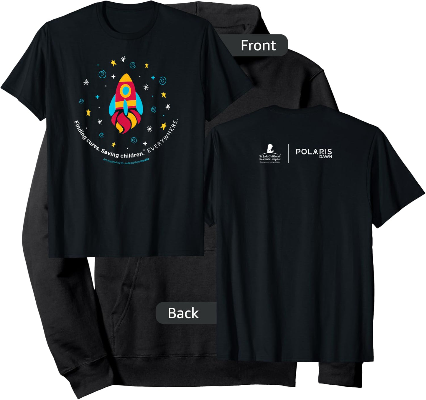 St. Jude Patient Coraliz Rocket Hoodie - Hoodie | Black