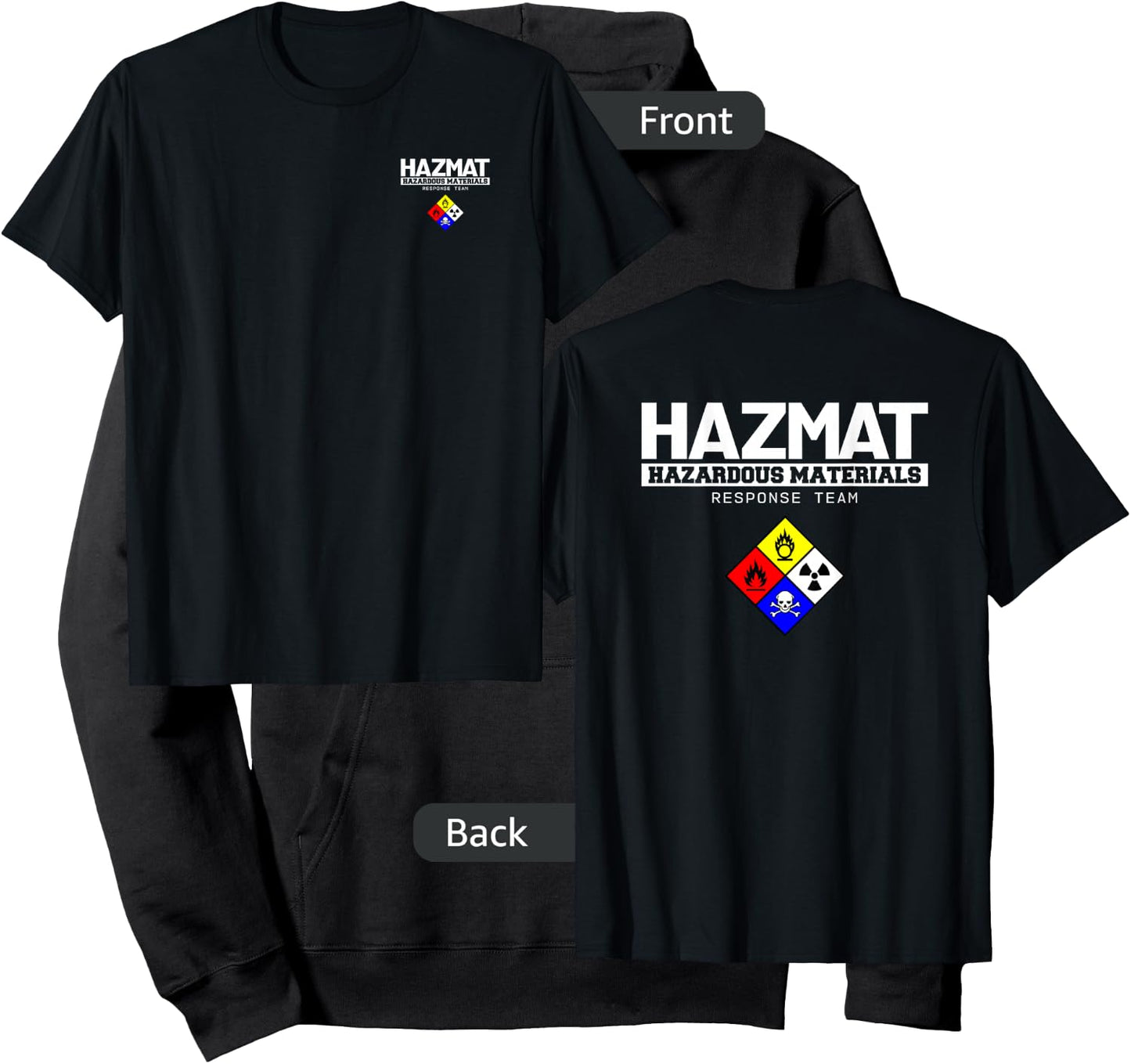 Hazmat Hazardous Material Response Team Technician Hoodie - Hoodie | Black