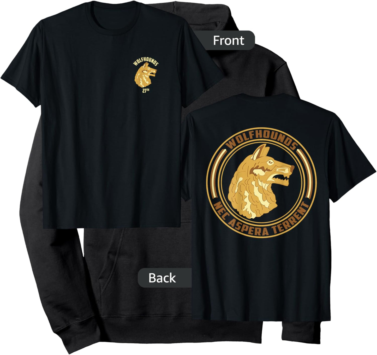 Wolfhounds 27th Infantry Regiment Ranger Infantrist Hoodie - Hoodie | Black