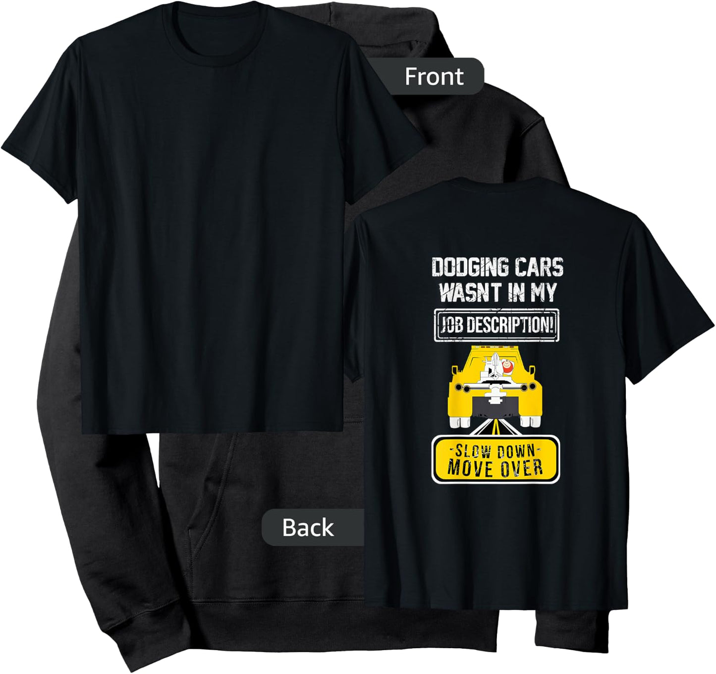 Slow Down Move Over Shirt Hoodie - Hoodie | Black